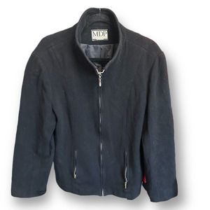 Vintage MDP Mario De Pinto Wool Jacket black